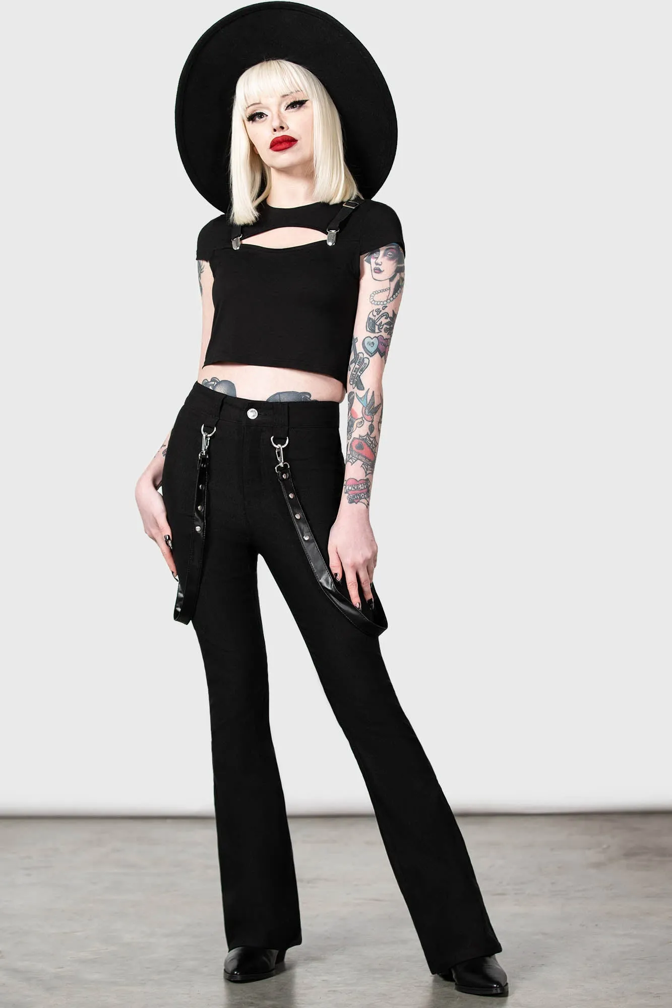 Cutout Bondage Trousers