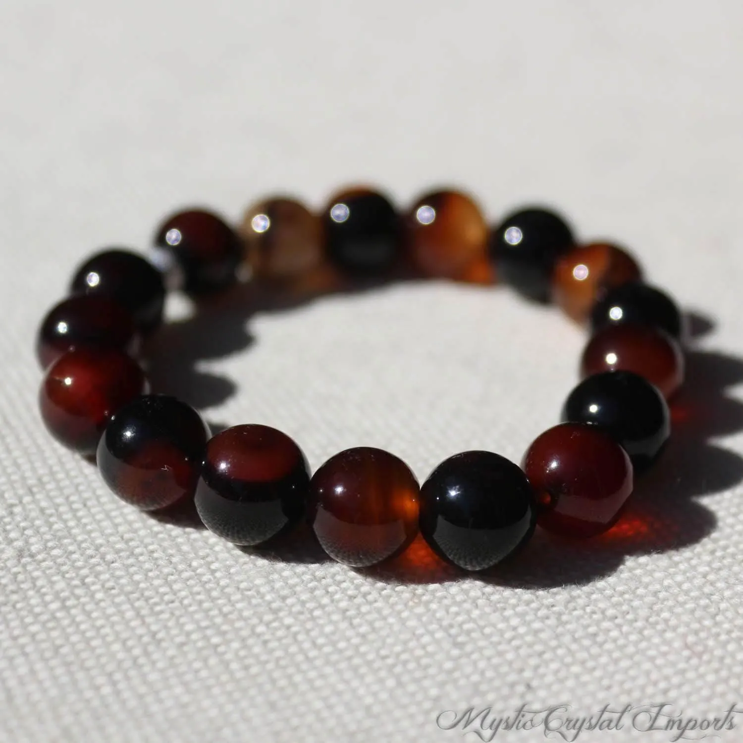 Dark Carnelian Grounding Yoga Bracelet