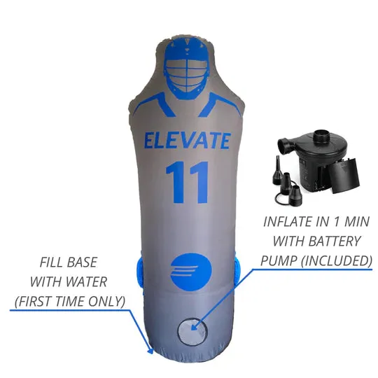 Elevate Sports 11th Man Pack - Goalie Elite   Defender Pro Lacrosse Dummy Pack