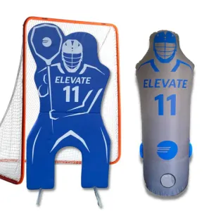 Elevate Sports 11th Man Pack - Goalie Elite   Defender Pro Lacrosse Dummy Pack