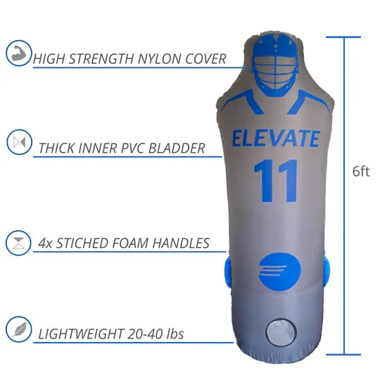 Elevate Sports 11th Man Pack - Goalie Elite   Defender Pro Lacrosse Dummy Pack