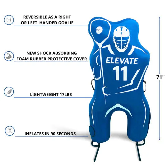 Elevate Sports 11th Man Pack - Goalie Pro   Defender Pro Lacrosse Dummy Pack