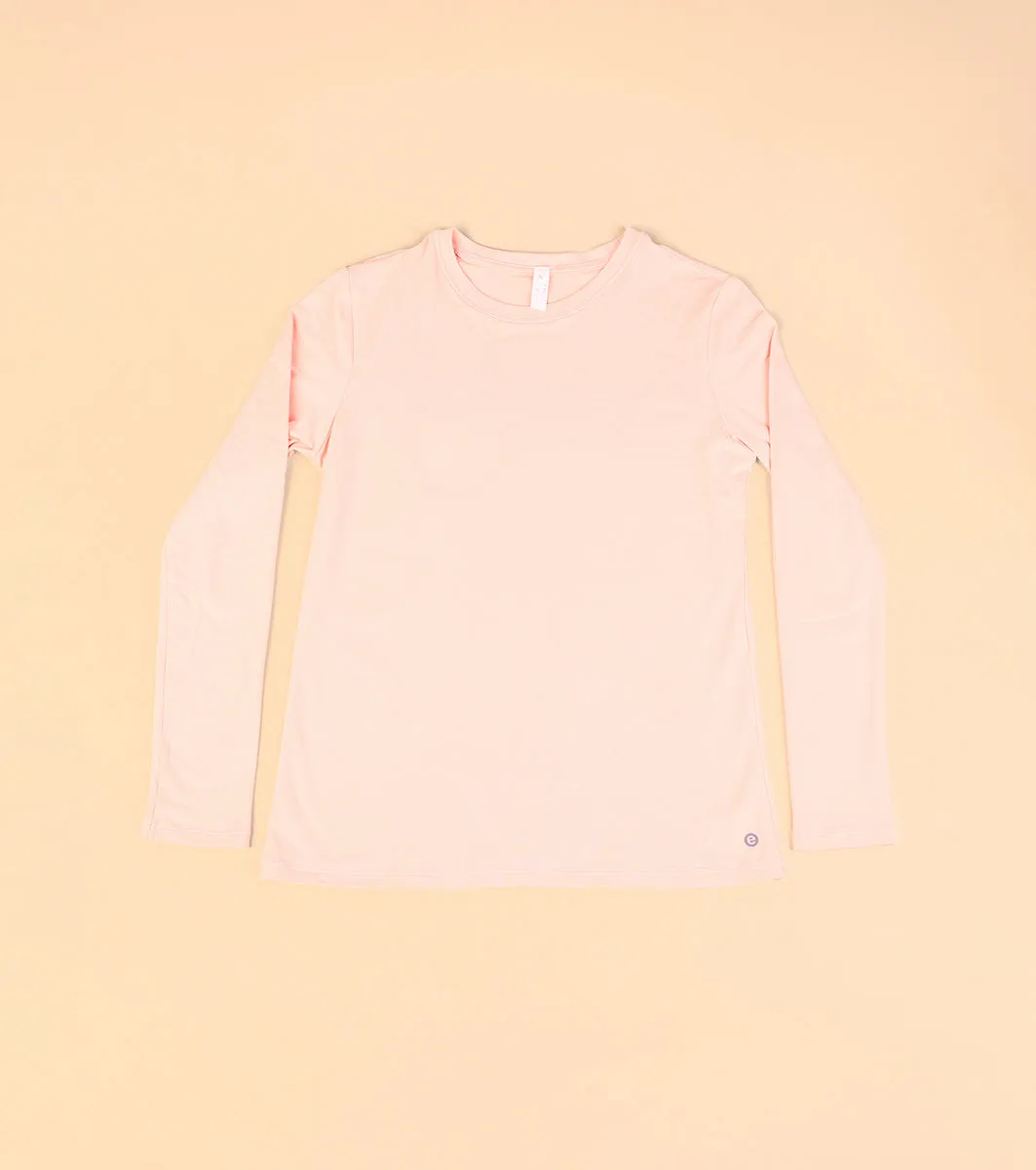 Enamor E057 Essentials Cotton Long Sleeve Crew Tee