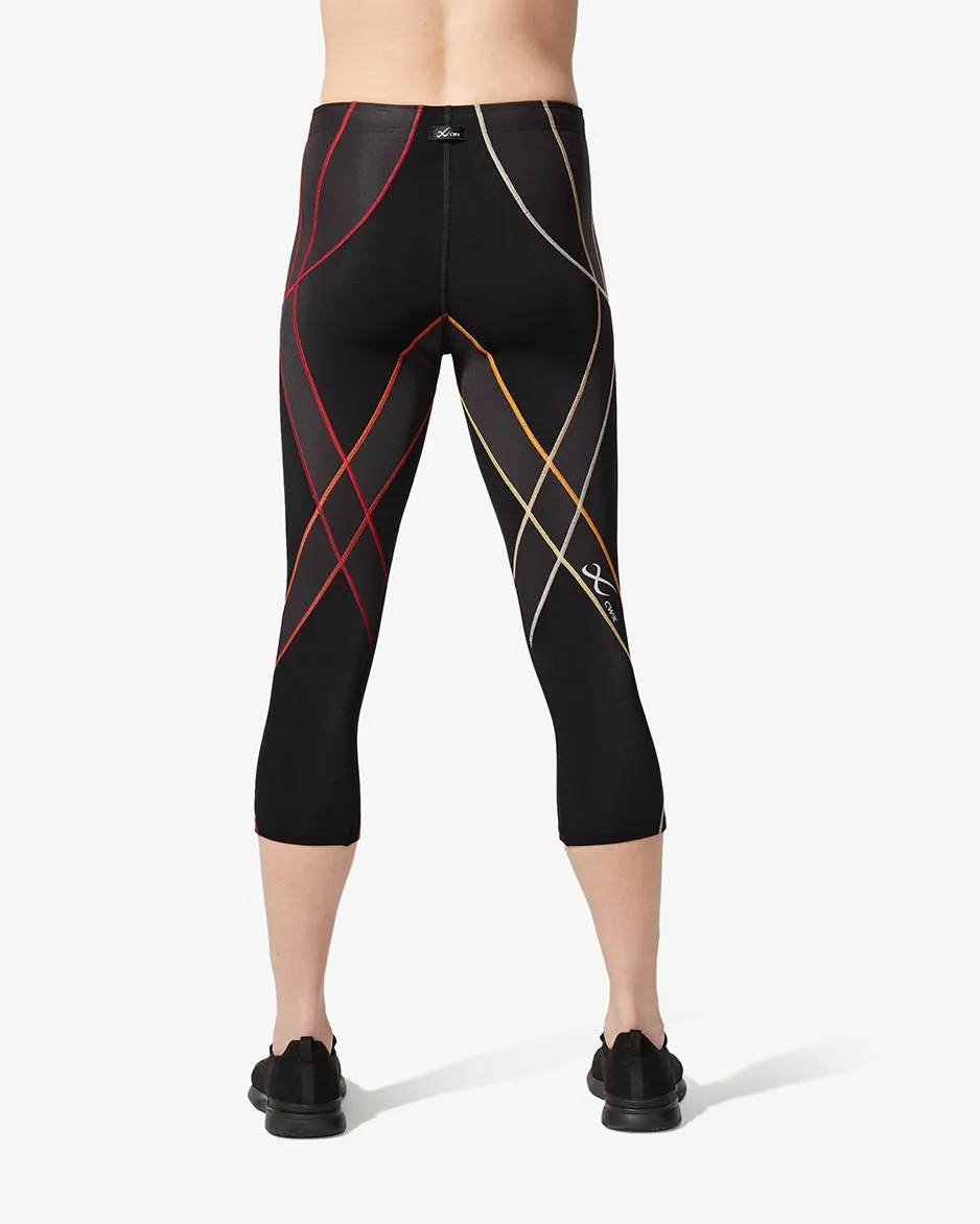 Endurance Generator Joint & Muscle Support 3/4 Compression Tight: Women's Black/Gradient Rooibos