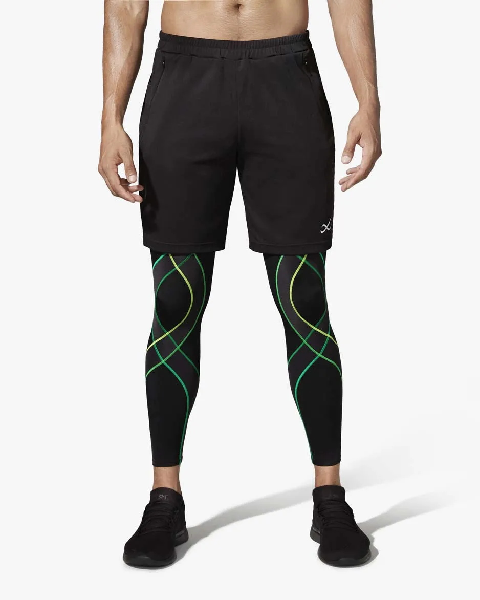 Endurance Generator Joint & Muscle Support Compression Tight: Men's Black/Lime