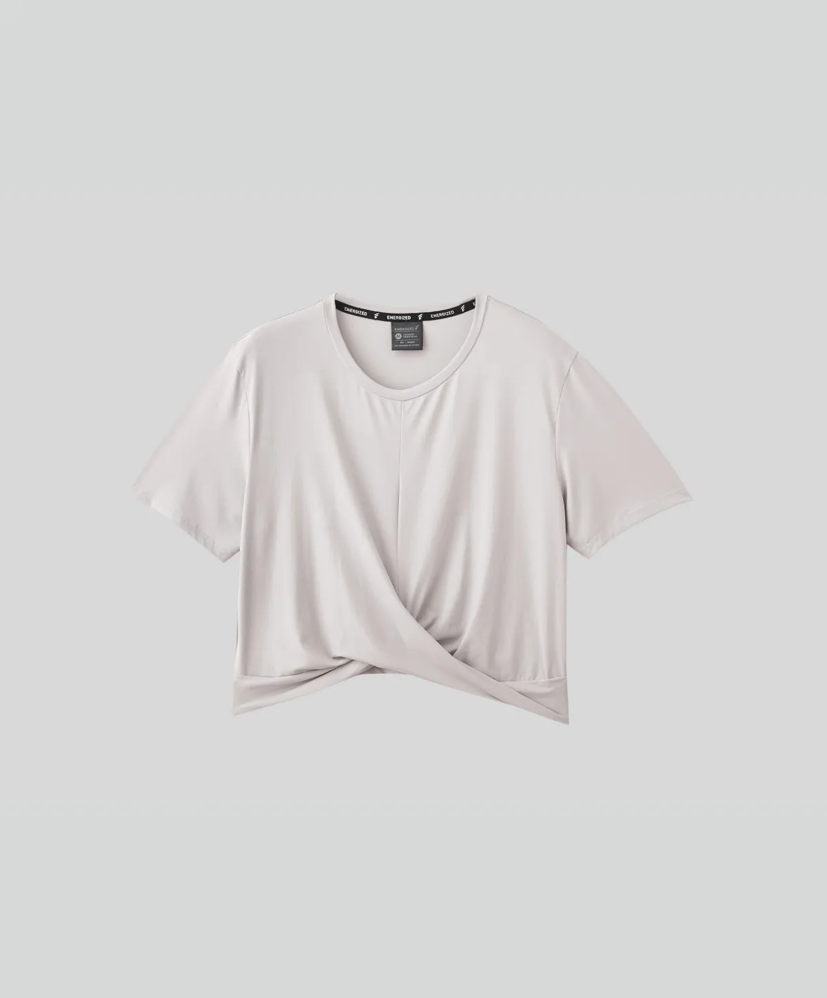 Energized Artletes Basic Cooltouch Twisted Front Cropped Tee