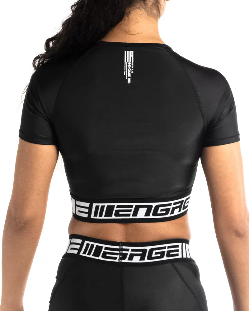 Engage Women's Fight Cropped Rash Guard