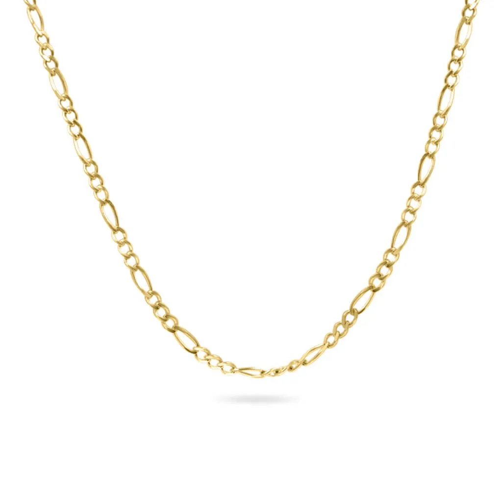 Figaro Chain 14K Gold