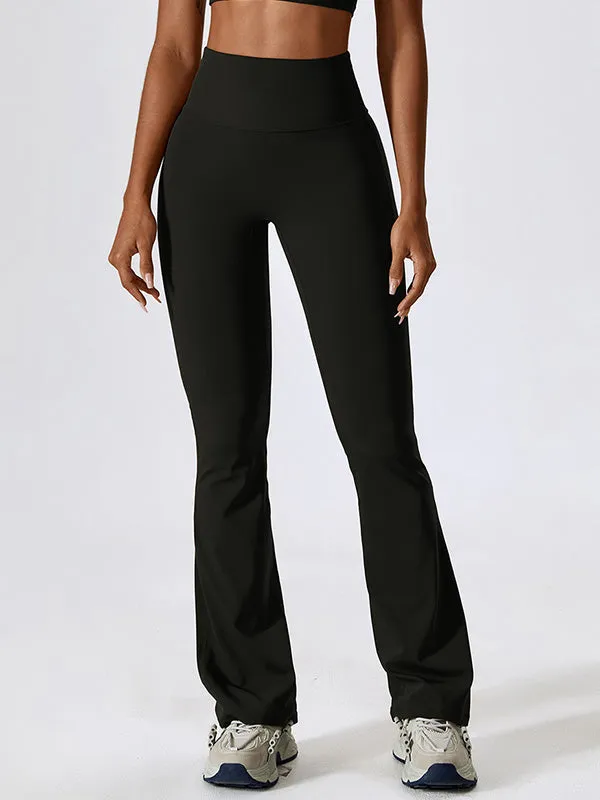 Flared High Elasticity Yoga Pants