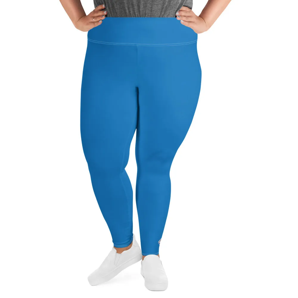 Flawless Fitness: Women's Plus Size Workout Leggings - Azul