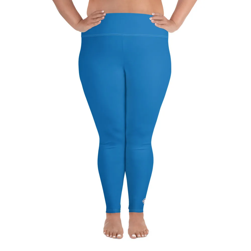 Flawless Fitness: Women's Plus Size Workout Leggings - Azul