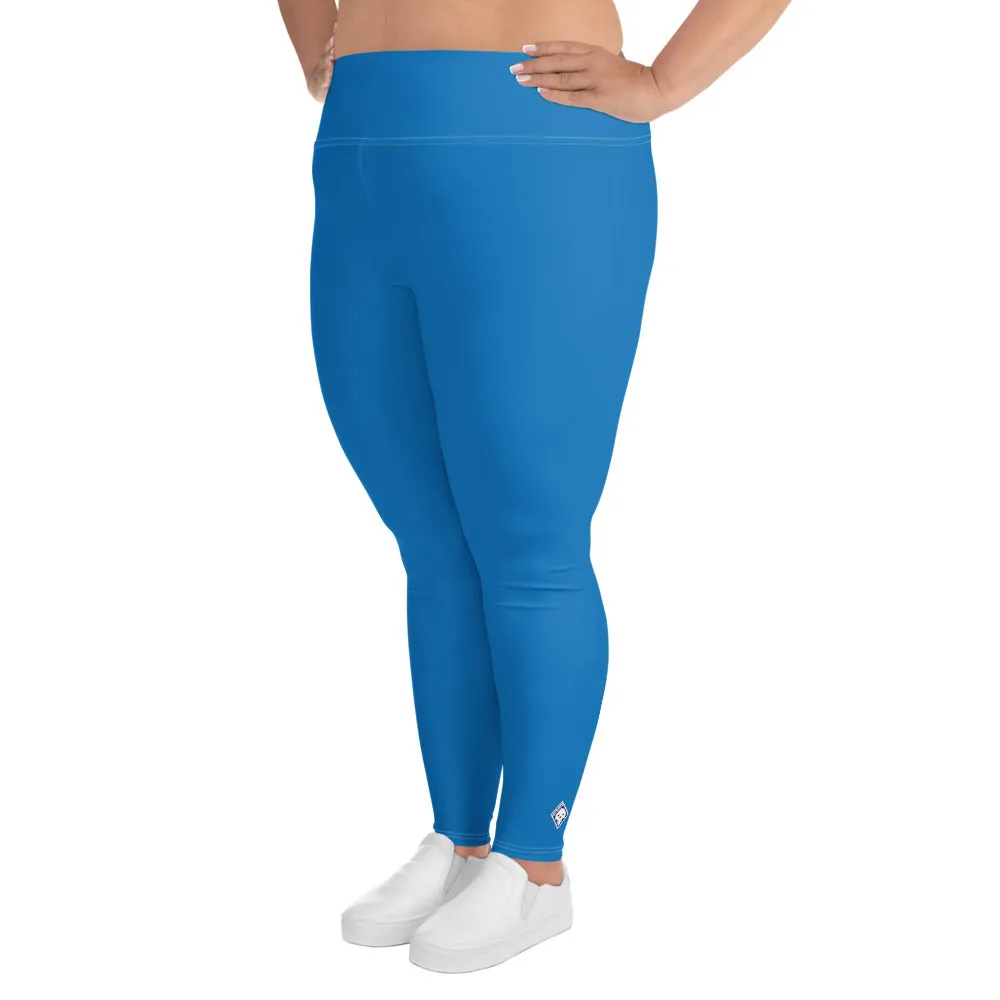 Flawless Fitness: Women's Plus Size Workout Leggings - Azul