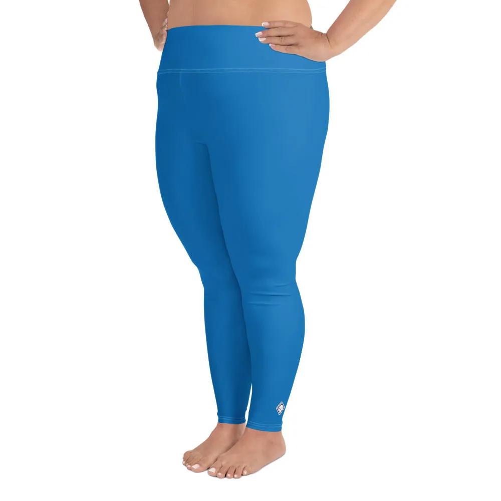 Flawless Fitness: Women's Plus Size Workout Leggings - Azul