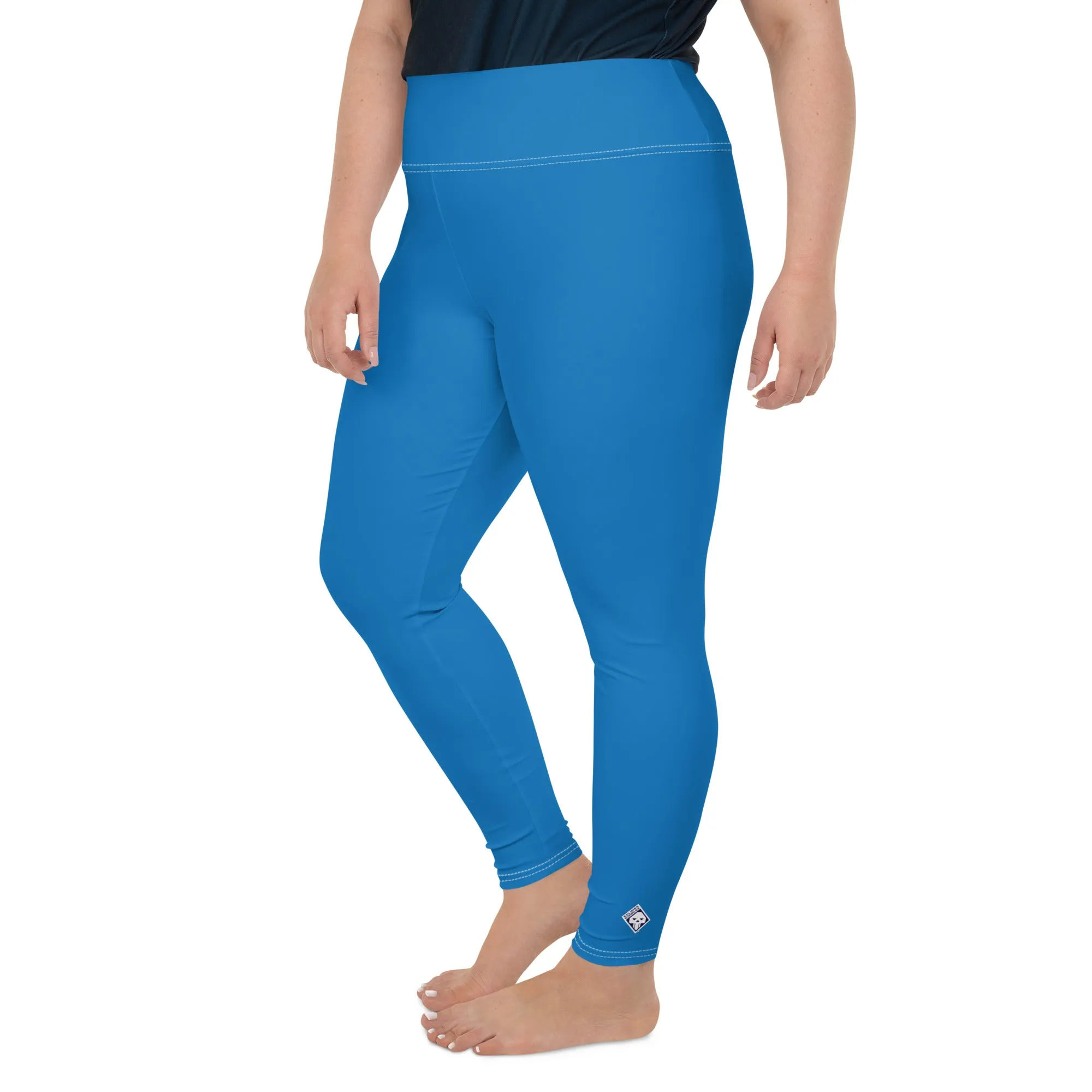 Flawless Fitness: Women's Plus Size Workout Leggings - Azul