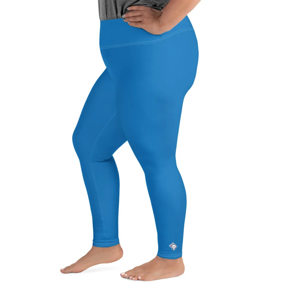 Flawless Fitness: Women's Plus Size Workout Leggings - Azul