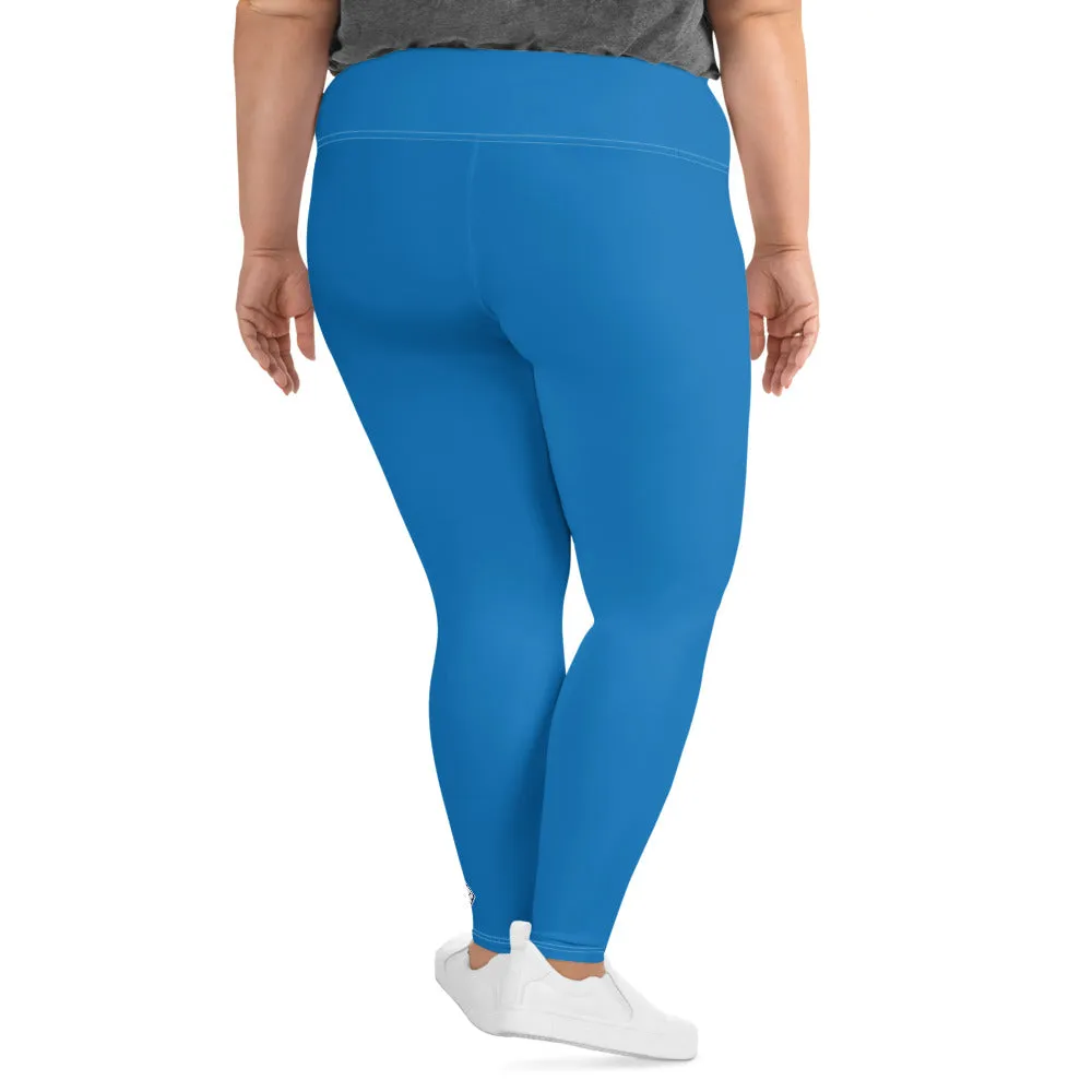 Flawless Fitness: Women's Plus Size Workout Leggings - Azul