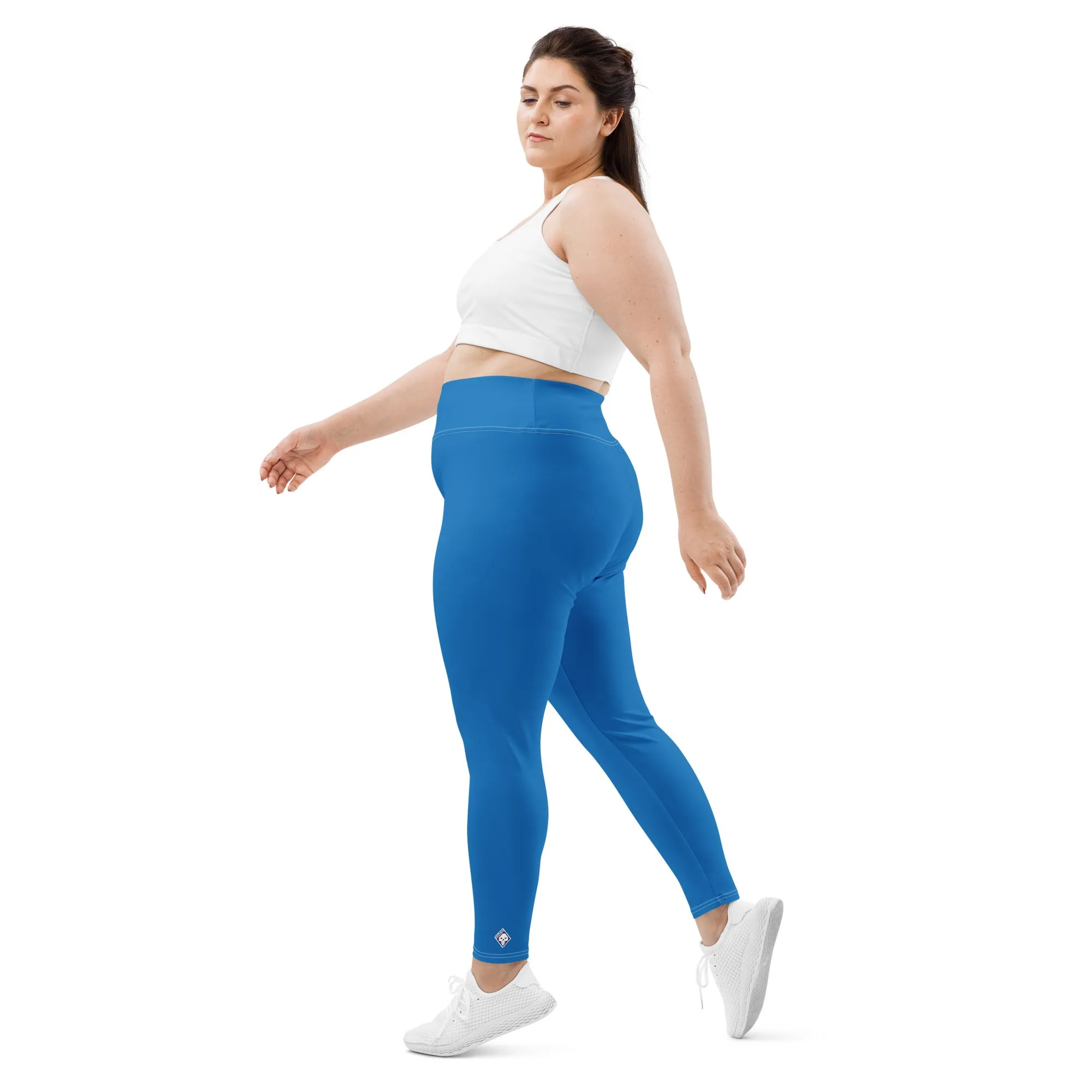 Flawless Fitness: Women's Plus Size Workout Leggings - Azul