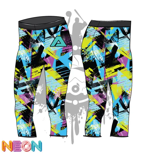 Geometric Grunge Womens Legging