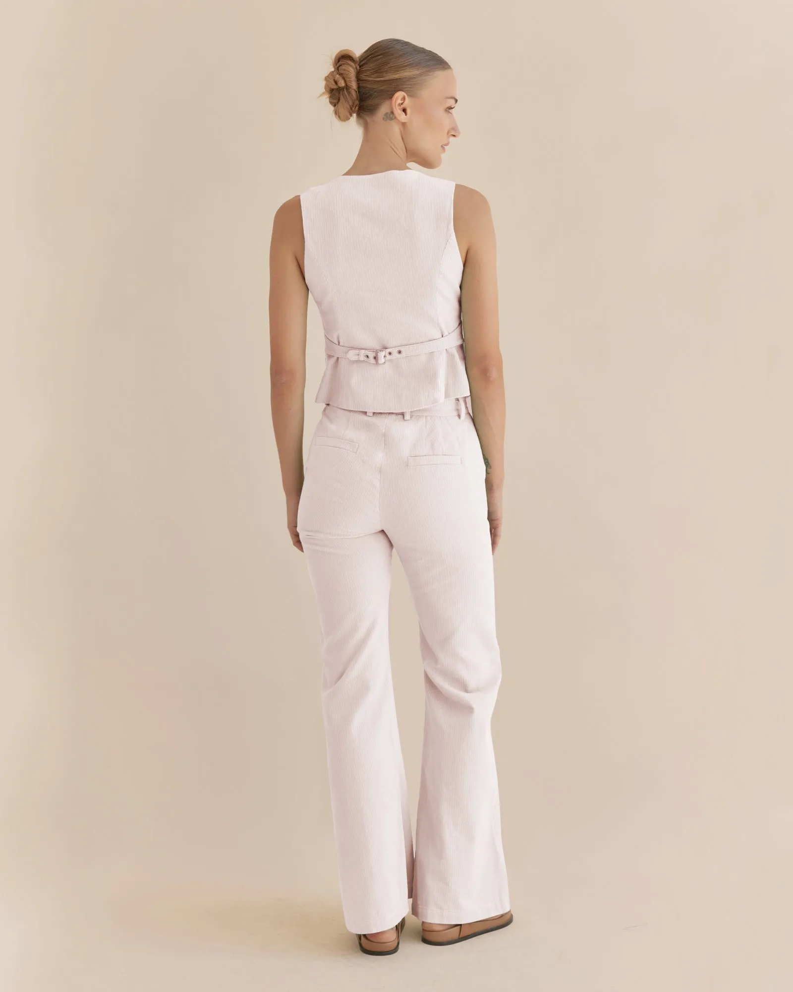 Giovanna Corduroy Pant - Rosewater