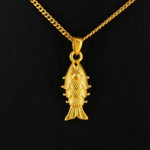 Golden Fish Pendant PGLT28-07