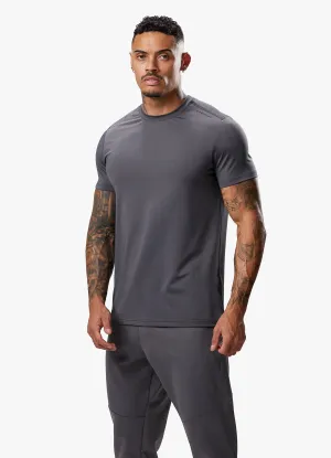 Gym King Alpha Poly Tee - Graphite