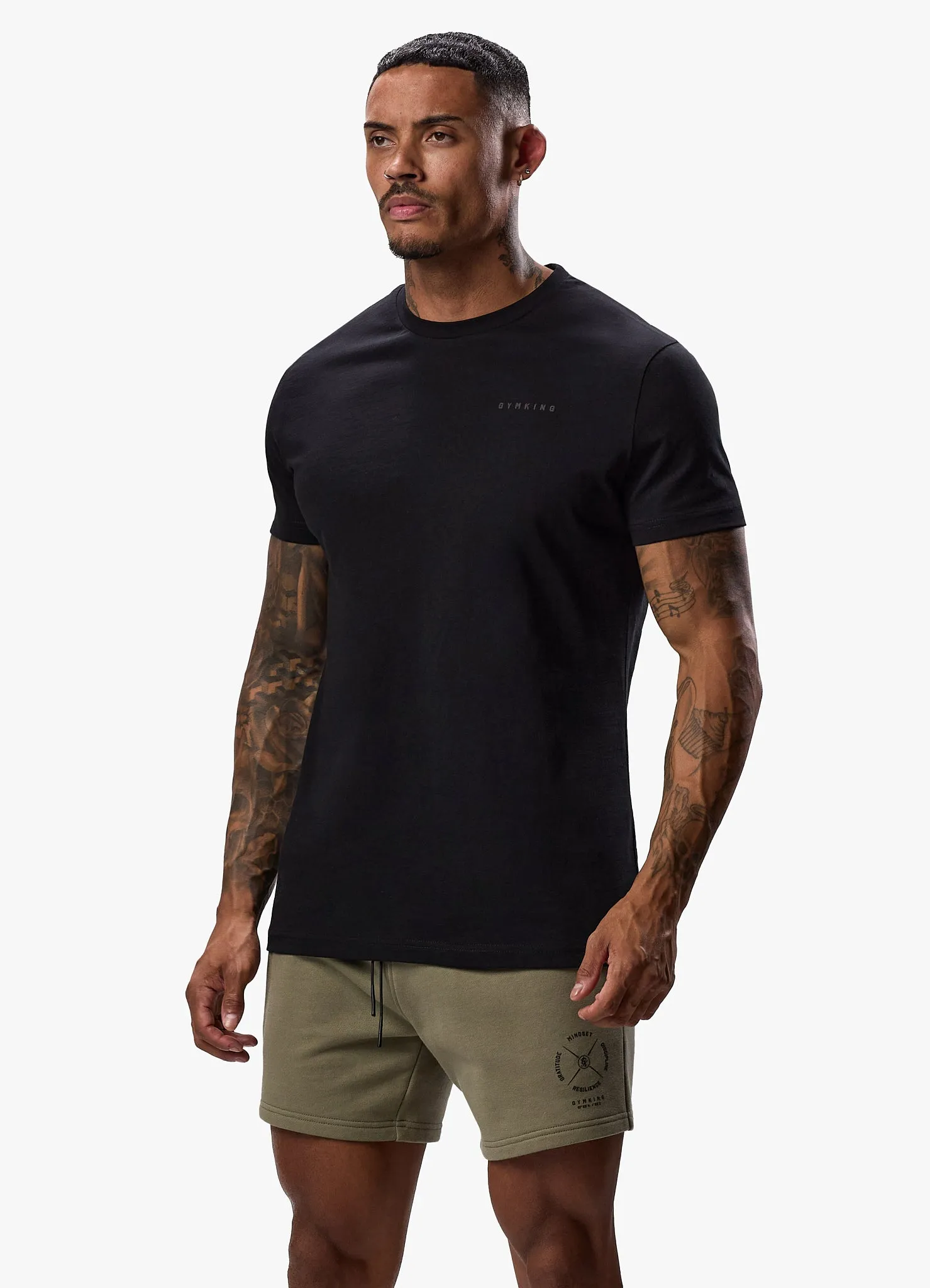 Gym King Discipline Tee - Black