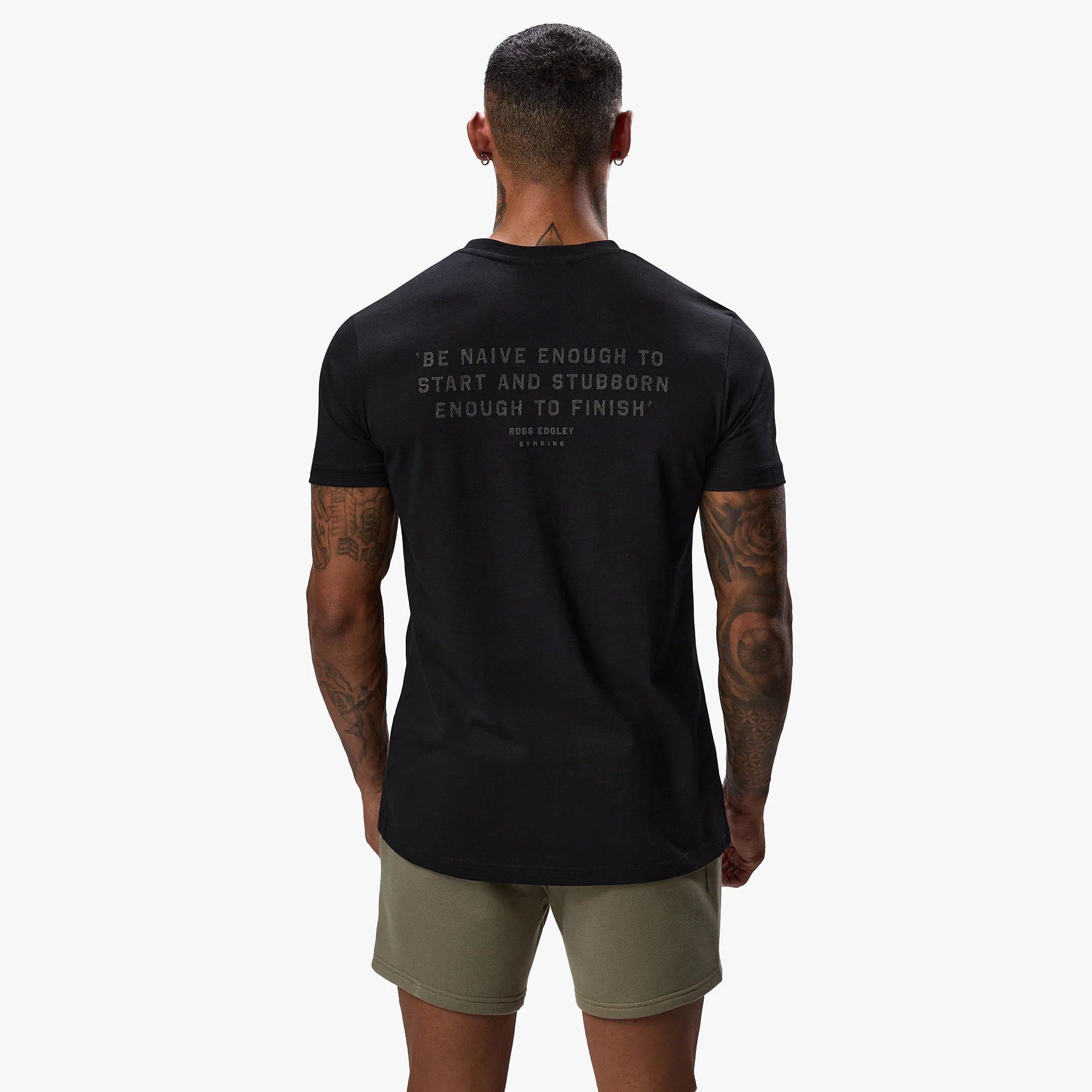 Gym King Discipline Tee - Black