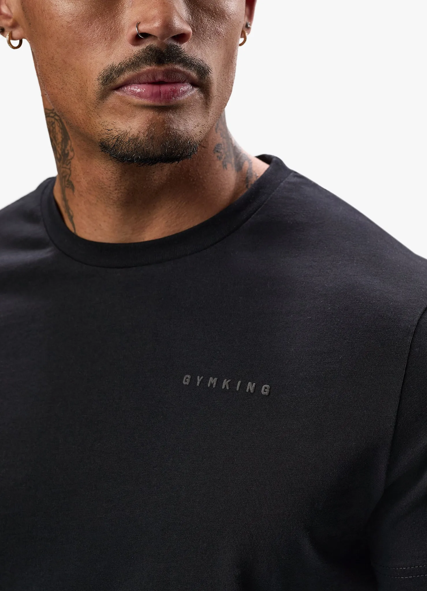 Gym King Discipline Tee - Black