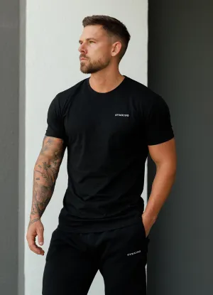 Gym King Linear Fundamental Tee - Black