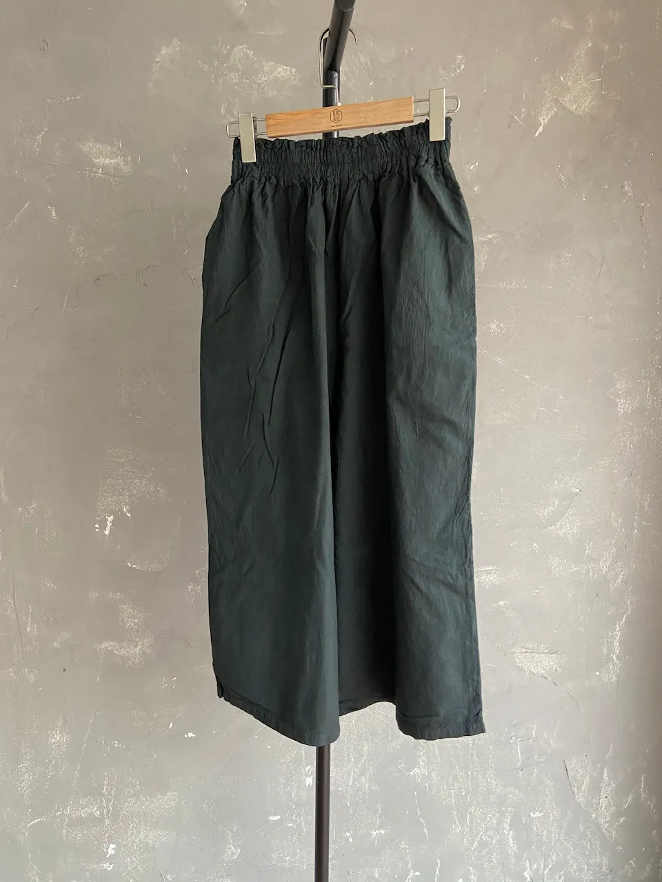 Hand Dyed Farmer's Pants in Dark Grey