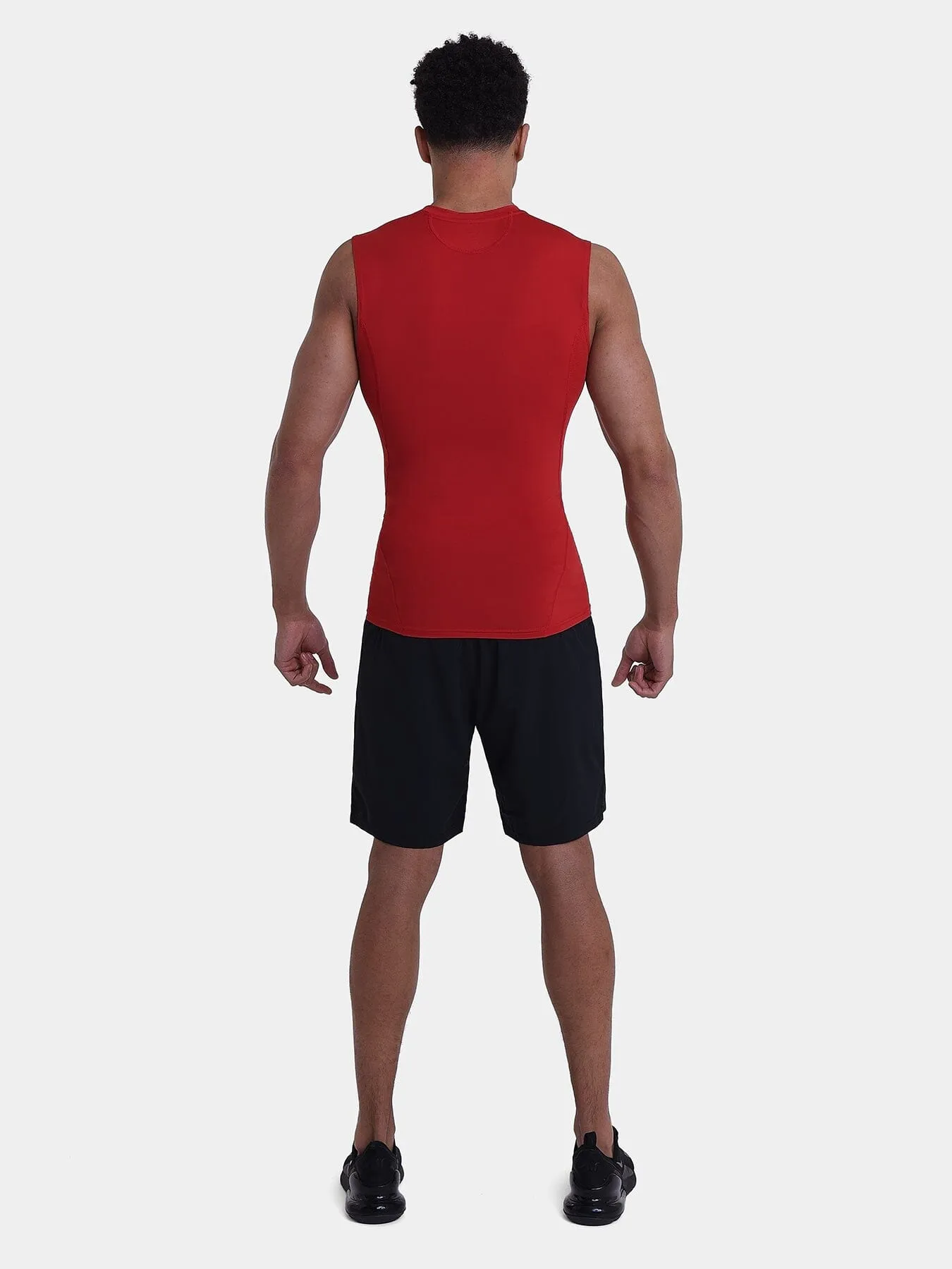 Hyperfusion Compression Base Layer Crew Neck Vest For Men