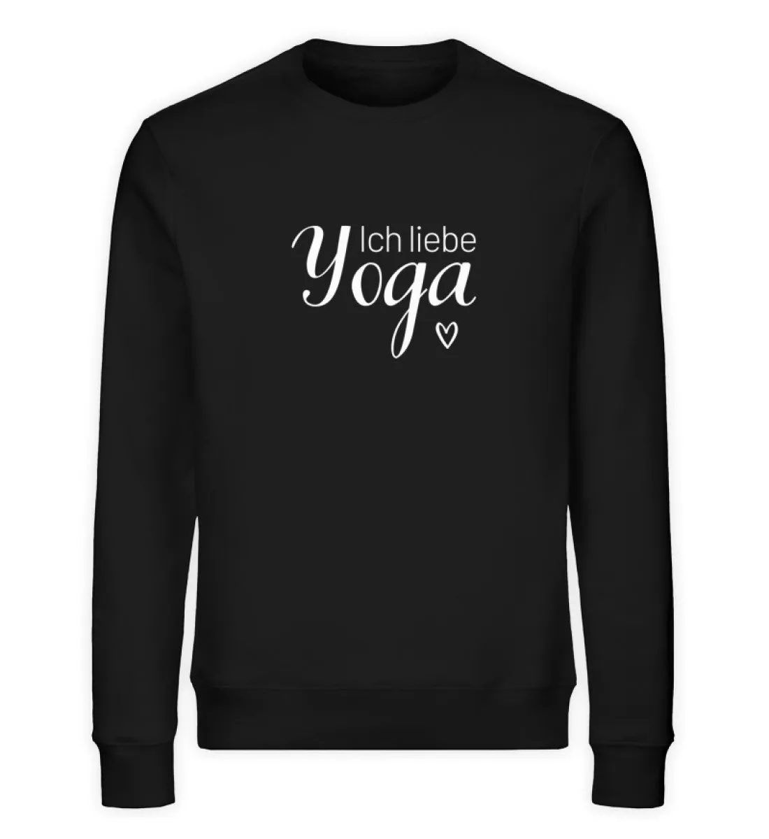 Ich liebe Yoga Bio Sweatshirt Unisex