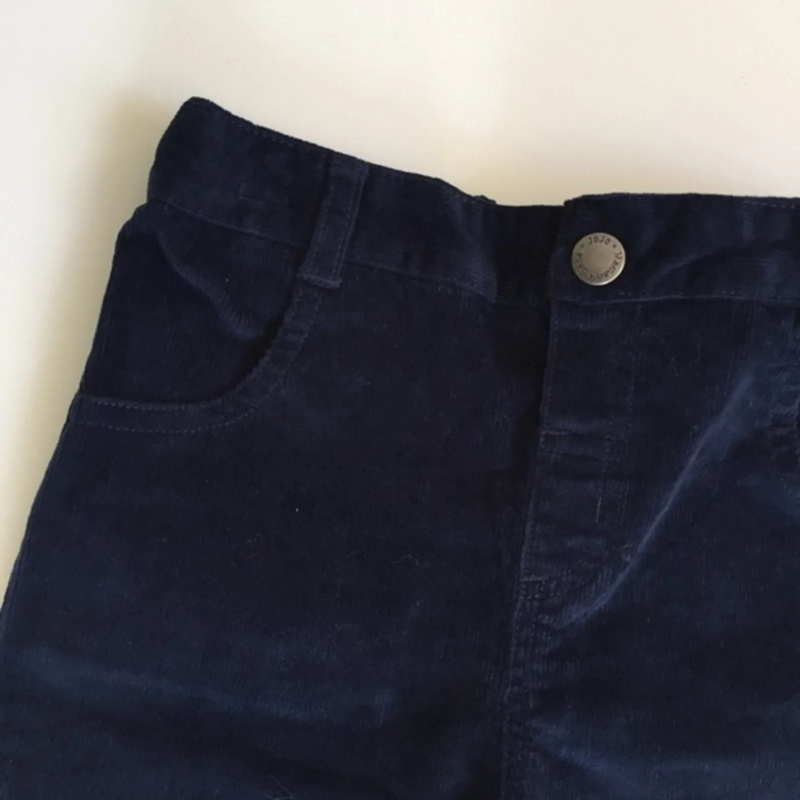 JoJo Maman Bebe Navy Blue Corduroy Pants 2-3