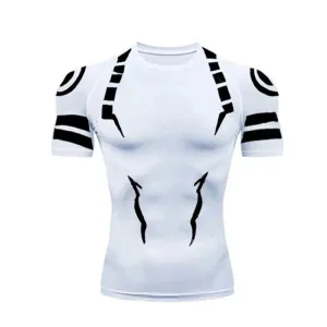 Jujutsu Kaisen 'Sukuna' Short Sleeve Compression Rashguard