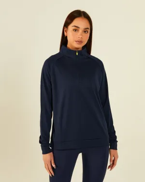 Jules Half Zip Blue Navy