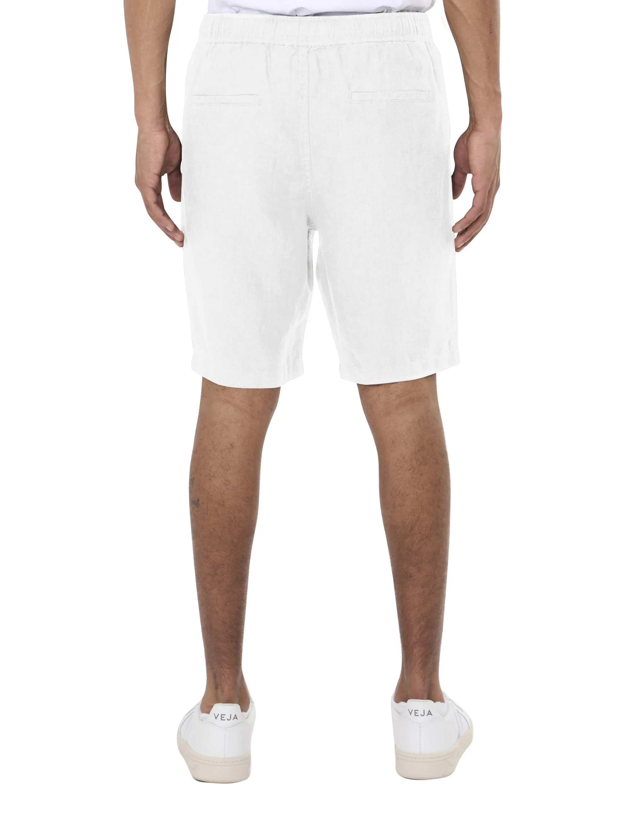 Loose Linen shorts - Bright White