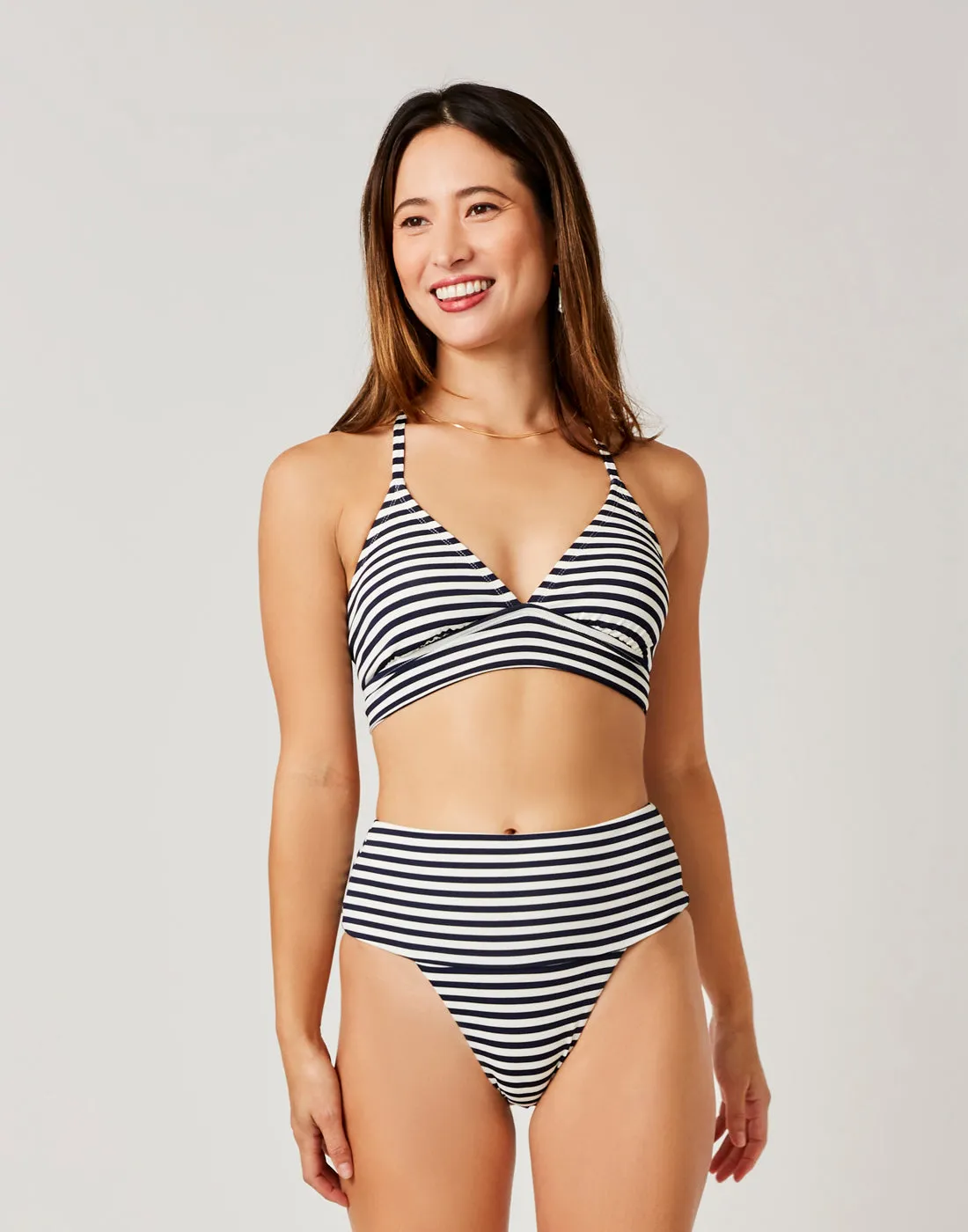 Maisie Bottom: Navy Stripe - FINAL SALE