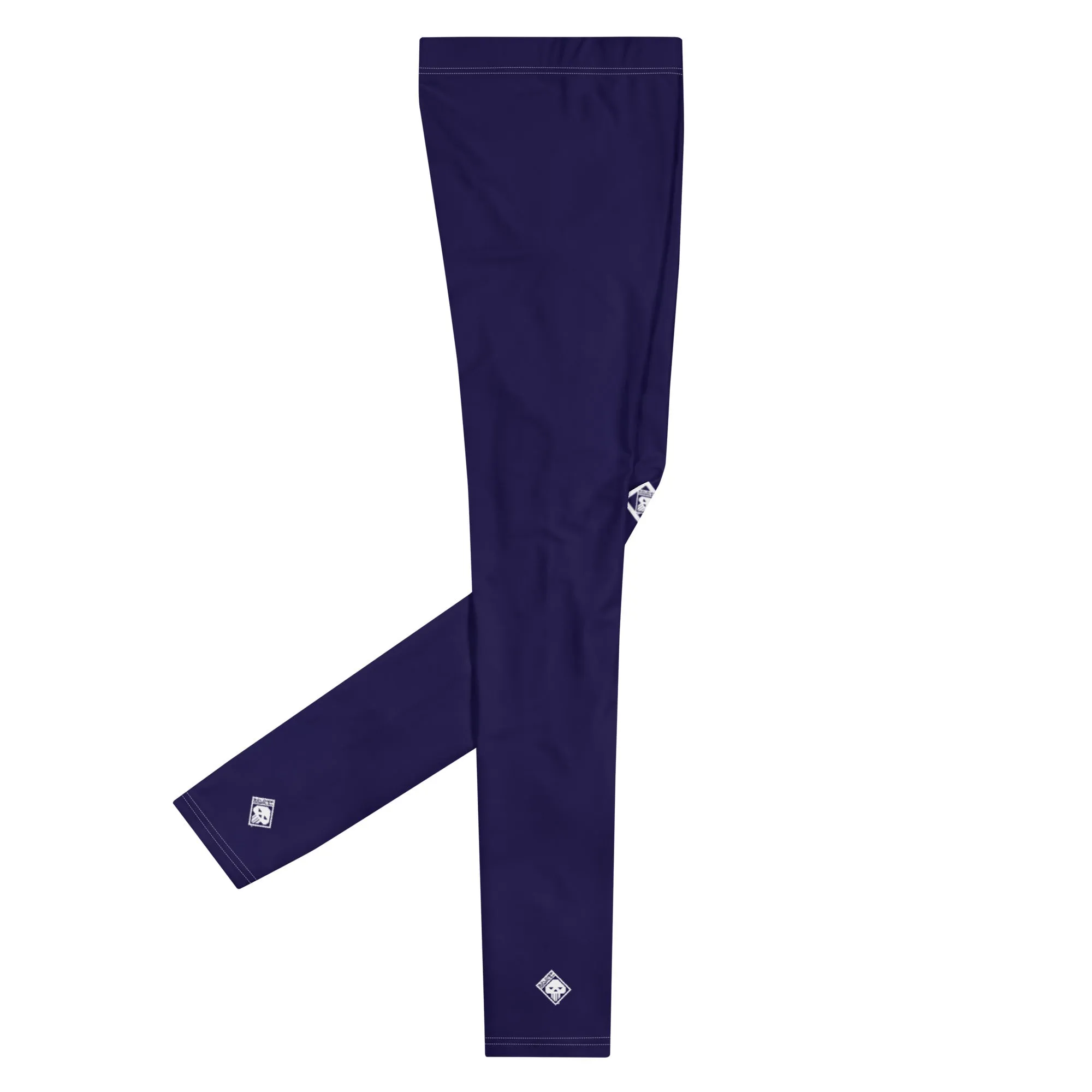 Men's Athletic Workout Leggings For Jiu Jitsu 002 - Midnight Blue