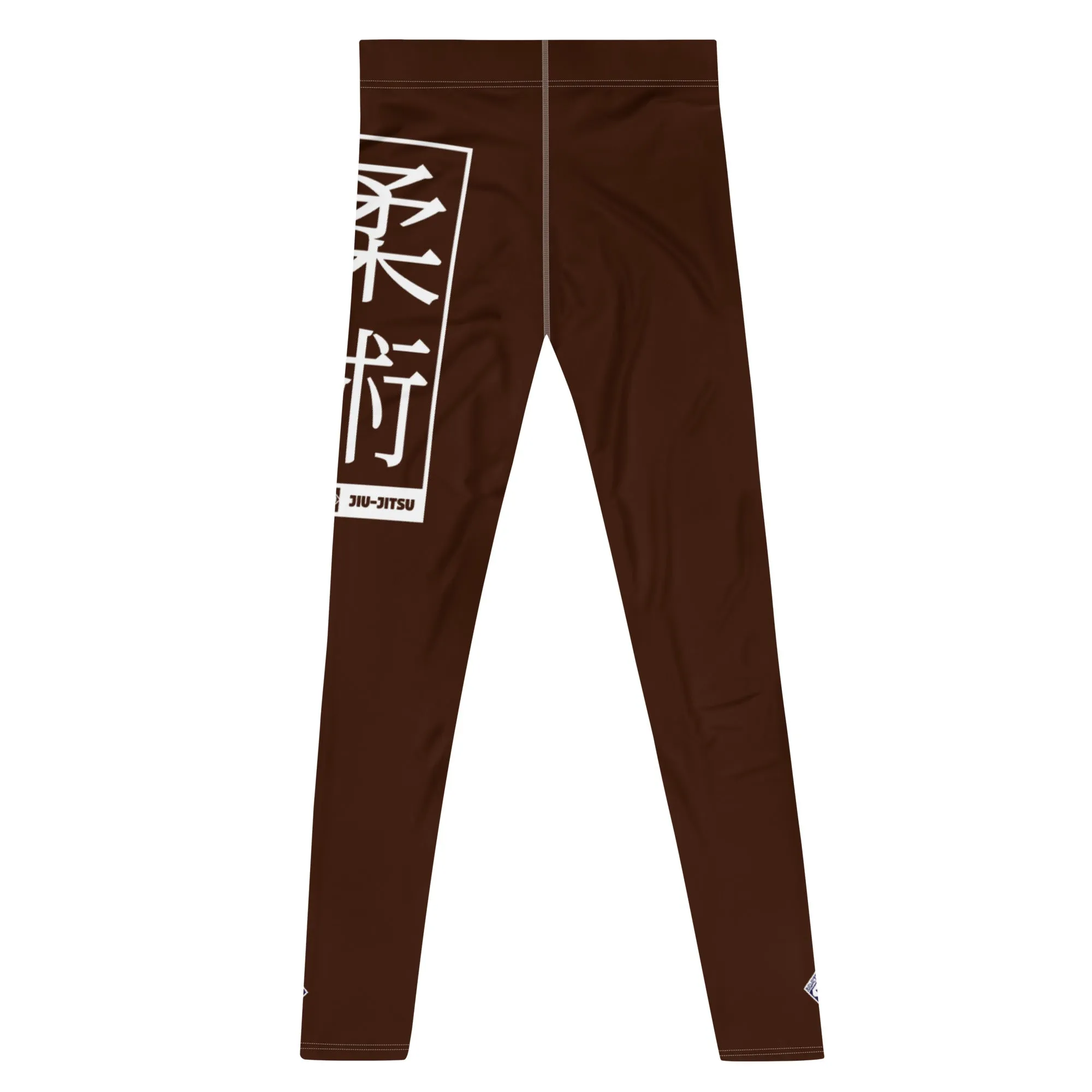 Men's Athletic Workout Leggings For Jiu Jitsu 006 - Chocolate