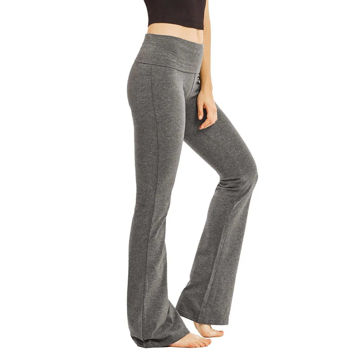 MOPAS LADIES YOGA PANTS (YP1000_CH/GR)