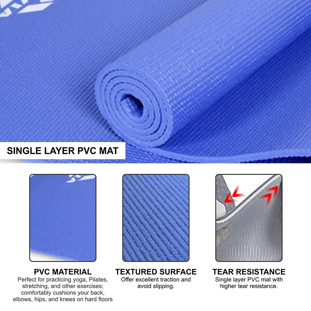 Nivia Yoga Mat Pvc Single Layer