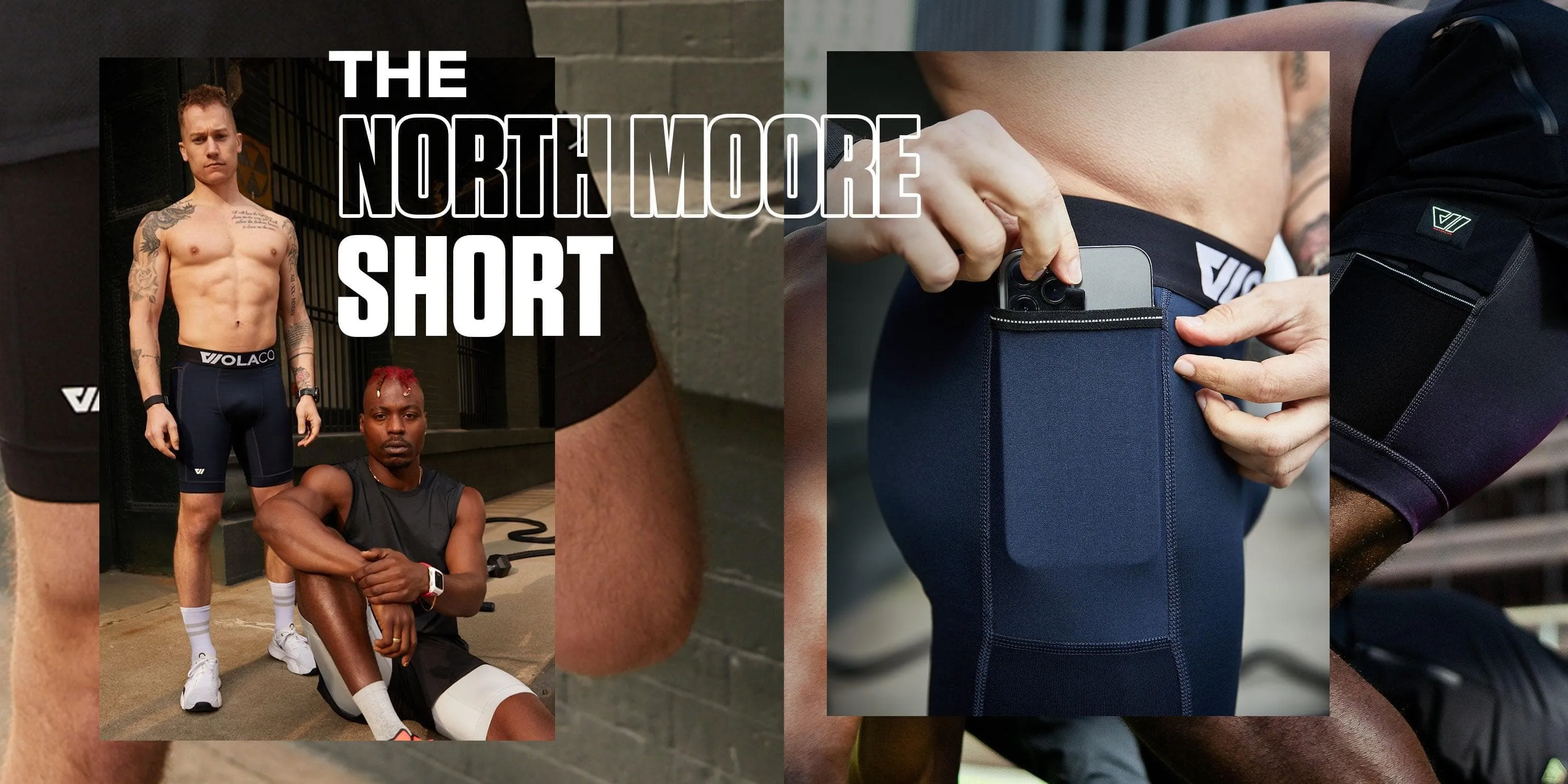 North Moore Short in Black