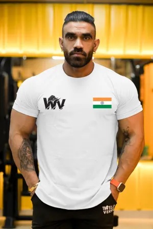 OFFICIAL INDIA SPORTS ATHLETE T-SHIRT (WHITE)