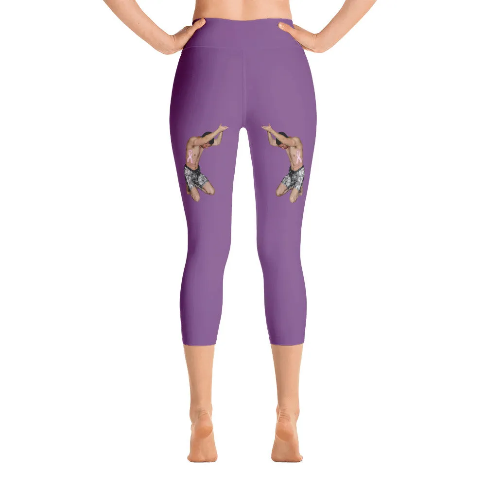 Our best viral leggings purple woman power white letters