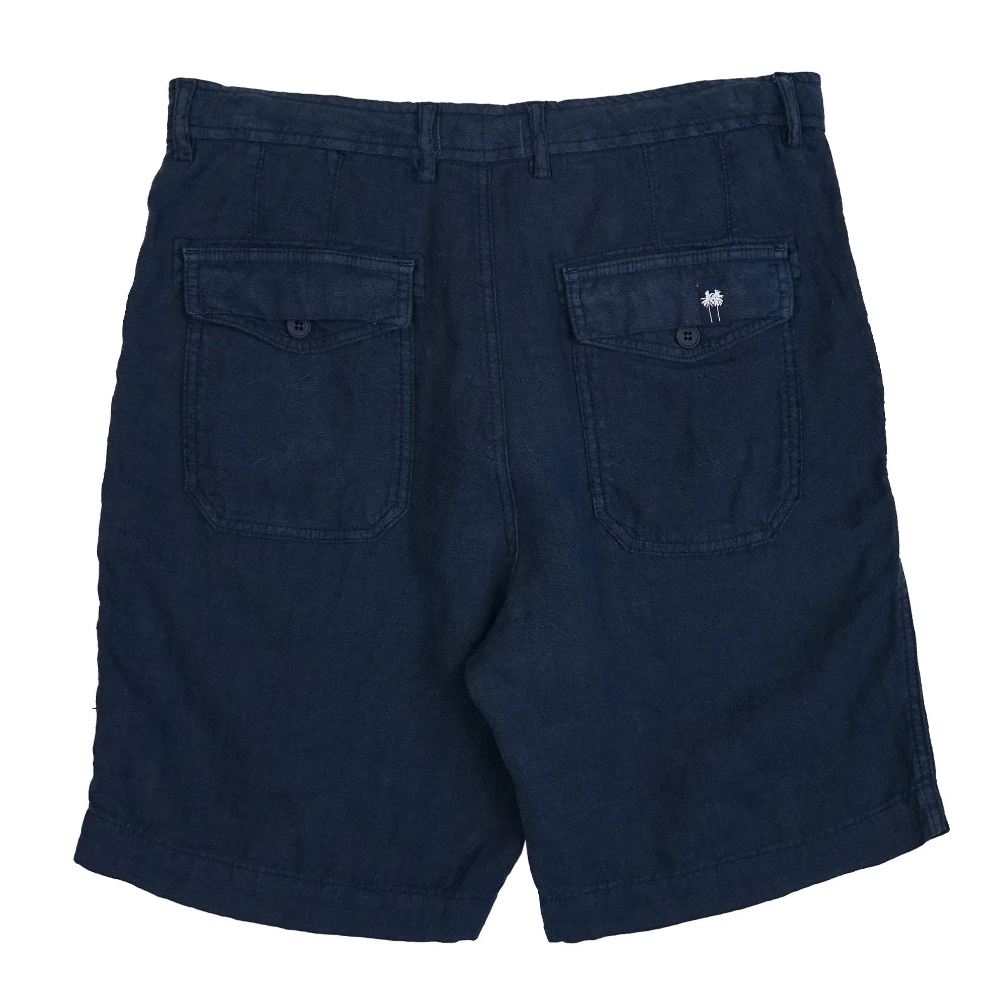 Palm Springs Navy Linen Shorts