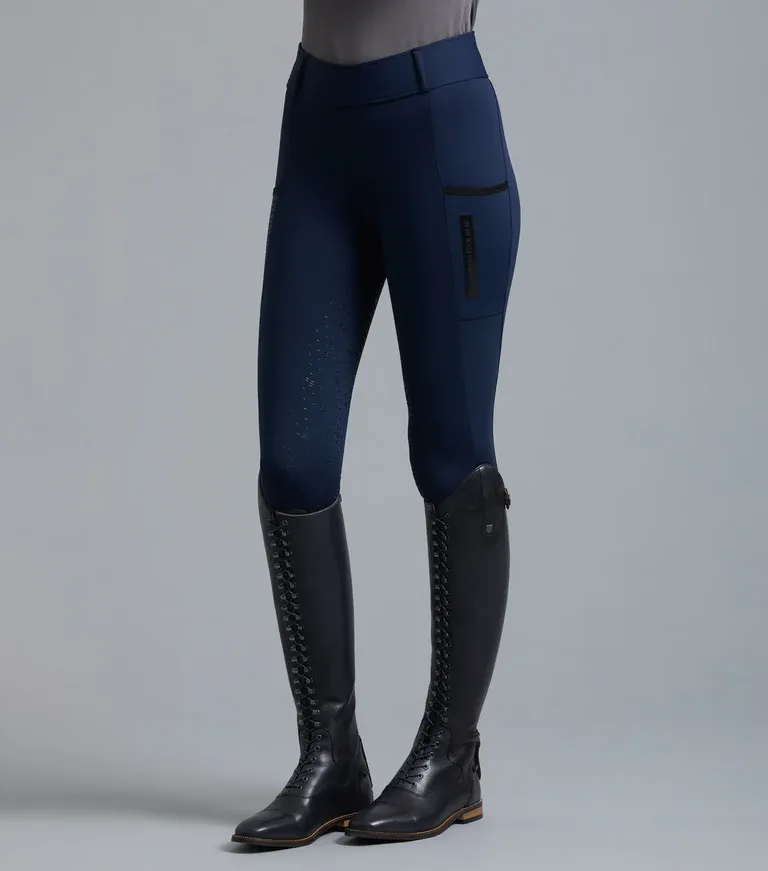 PEI Concerto Ladies Riding Tights (Navy)