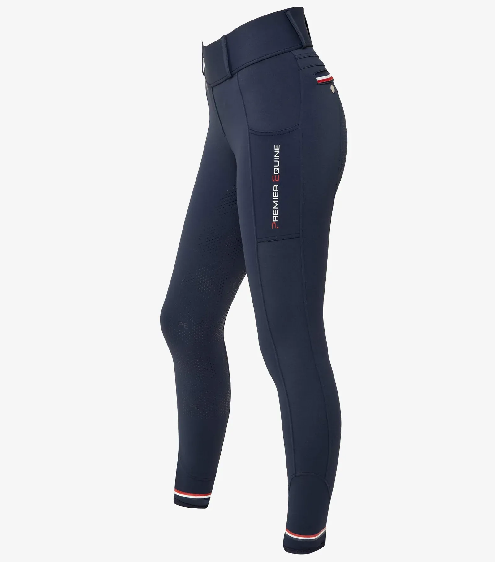 PEI Mirillo Ladies Full Seat Gel Riding Tights (Navy)