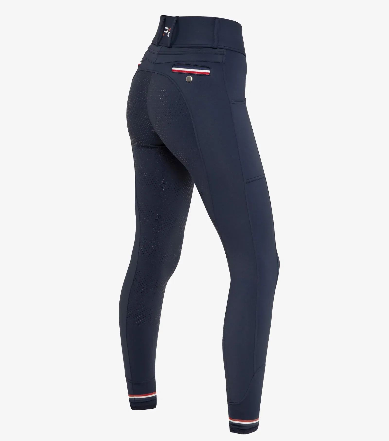 PEI Mirillo Ladies Full Seat Gel Riding Tights (Navy)