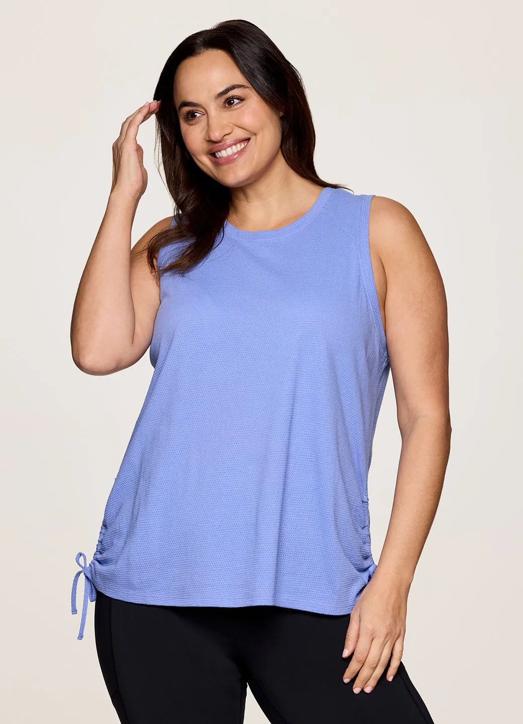 Plus Day Dreamer Ruched Tank