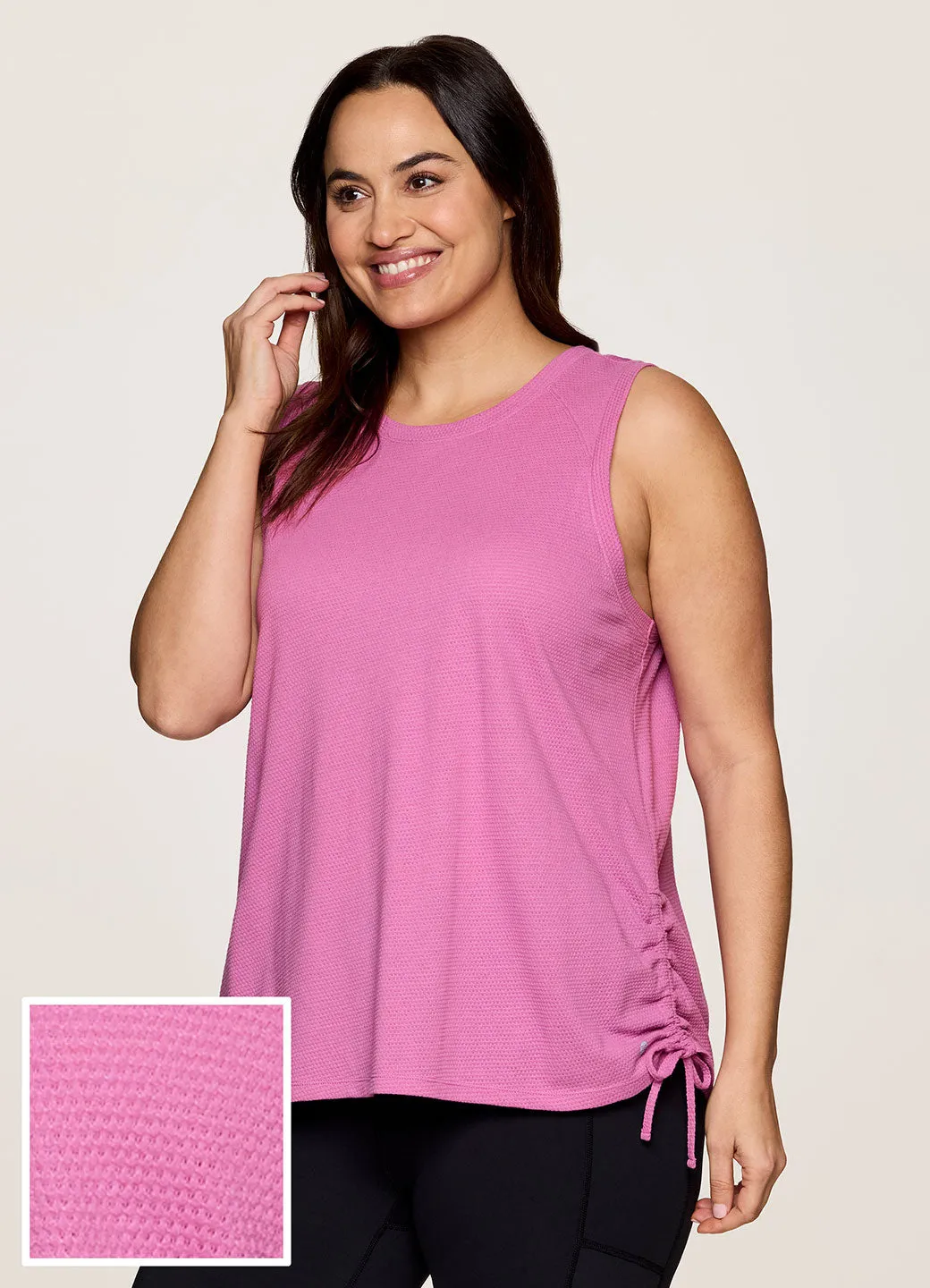 Plus Day Dreamer Ruched Tank